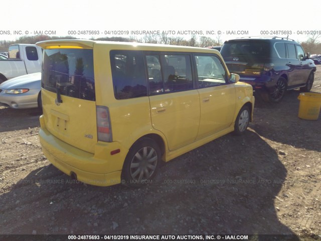 JTLKT324554016877 - 2005 TOYOTA SCION XB 黄色 照片 4