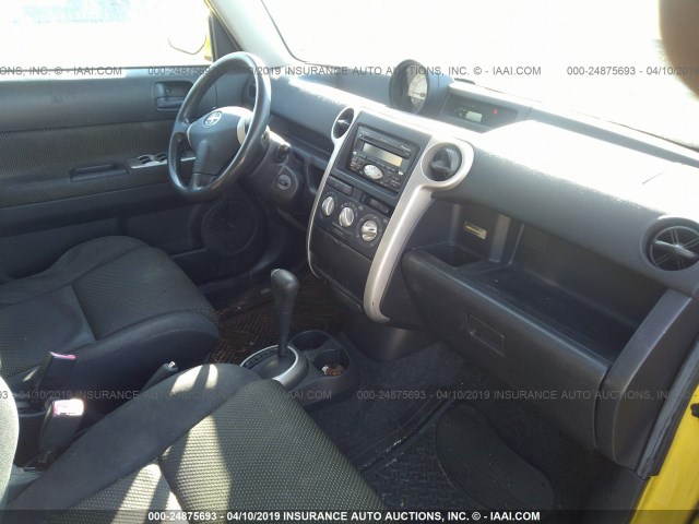 JTLKT324554016877 - 2005 TOYOTA SCION XB 黄色 照片 5