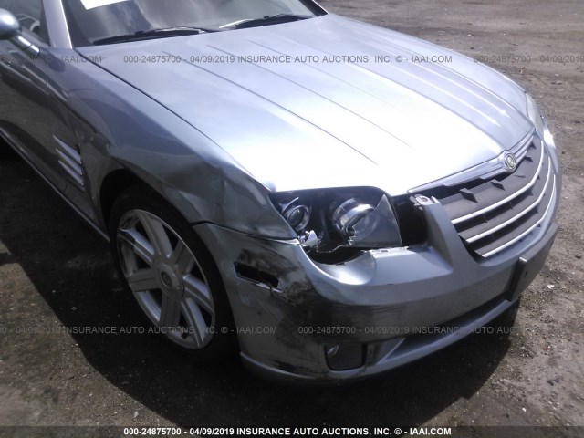 1C3LN69L77X074178 - 2007 CHRYSLER CROSSFIRE LIMITED Light Blue photo 6