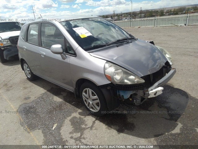 JHMGD37498S060662 - 2008 HONDA FIT SILVER photo 1