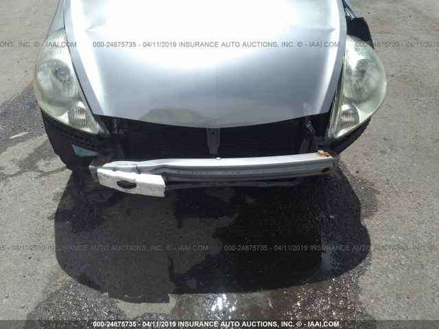 JHMGD37498S060662 - 2008 HONDA FIT SILVER photo 6