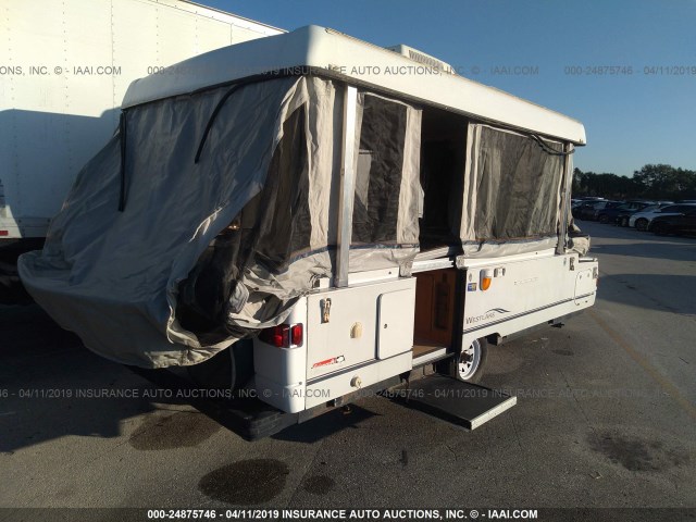 4CP694H1537232532 - 2003 COLEMAN POP UP CAMPER  WHITE photo 4