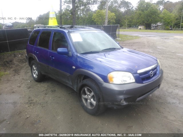 4F2YZ96175KM32853 - 2005 MAZDA TRIBUTE S BLUE photo 1