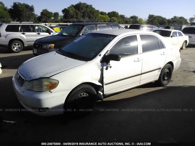 1NXBR32E56Z599919 - 2006 TOYOTA COROLLA CE/LE/S WHITE photo 2