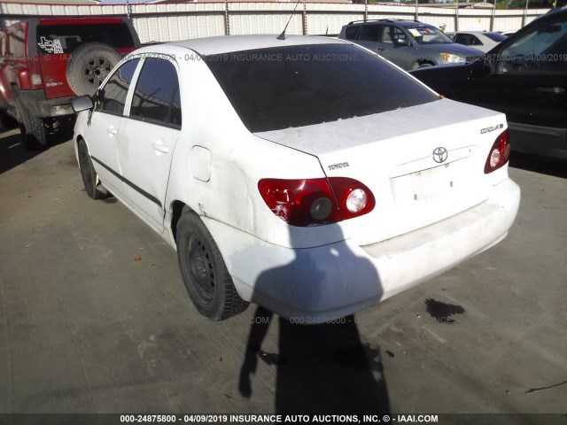 1NXBR32E56Z599919 - 2006 TOYOTA COROLLA CE/LE/S WHITE photo 3