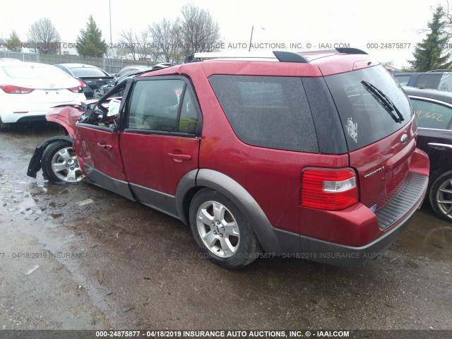 1FMZK02106GA35432 - 2006 FORD FREESTYLE SEL RED photo 3