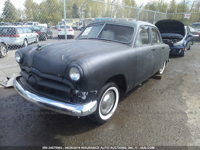 B0RH118139 - 1950 FORD TUDOR BLACK photo 2