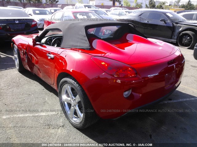 1G2MB35B06Y115901 - 2006 PONTIAC SOLSTICE RED photo 3