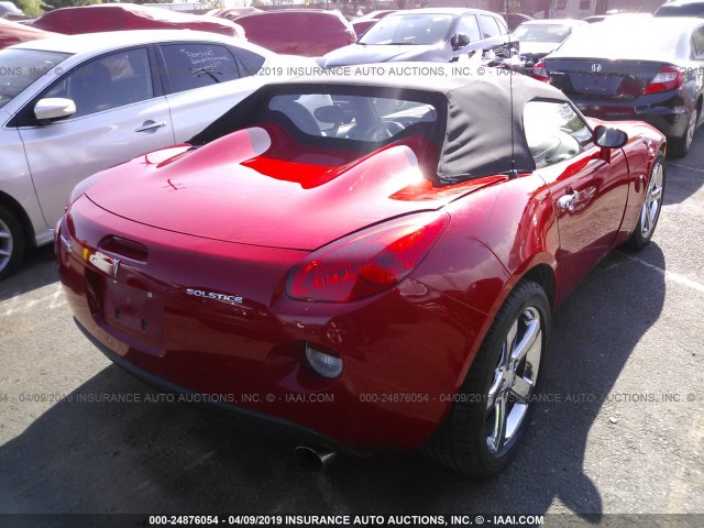 1G2MB35B06Y115901 - 2006 PONTIAC SOLSTICE RED photo 4