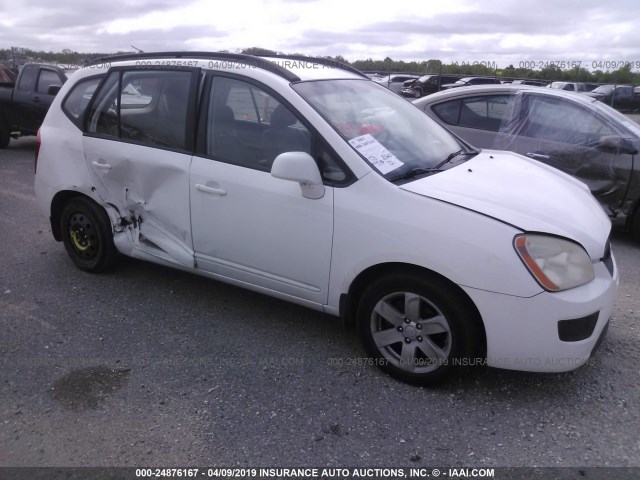 KNAFG525887201690 - 2008 KIA RONDO LX/EX WHITE photo 6