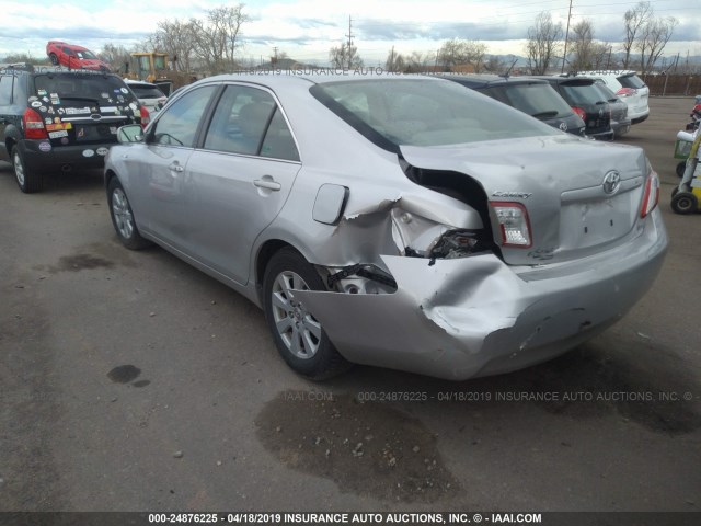 4T1BB46K69U068579 - 2009 TOYOTA CAMRY HYBRID SILVER photo 3