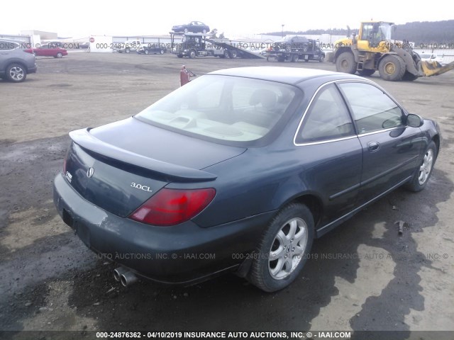 19UYA2257WL014233 - 1998 ACURA 3.0CL Yeşil fotoğraf 4