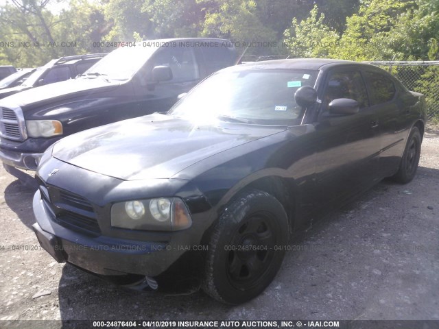 2B3KA43HX6H263200 - 2006 DODGE CHARGER SE/SXT BLACK photo 2