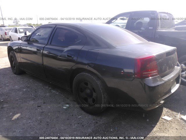 2B3KA43HX6H263200 - 2006 DODGE CHARGER SE/SXT BLACK photo 3