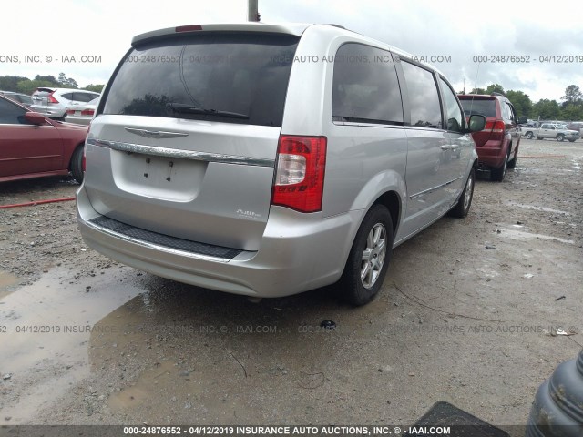 2A4RR5DGXBR799273 - 2011 CHRYSLER TOWN & COUNTRY TOURING SILVER photo 4