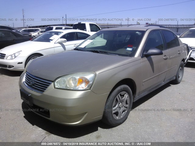 1G1ZS58F07F307580 - 2007 CHEVROLET MALIBU LS TAN photo 2