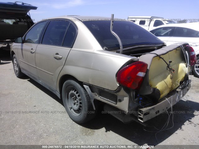 1G1ZS58F07F307580 - 2007 CHEVROLET MALIBU LS TAN photo 3