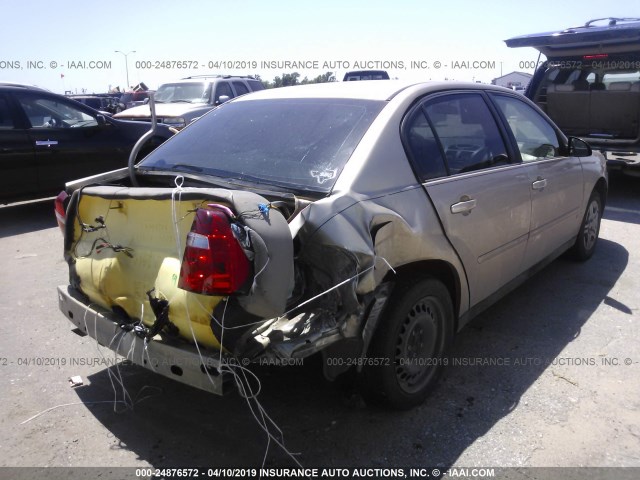 1G1ZS58F07F307580 - 2007 CHEVROLET MALIBU LS TAN photo 4