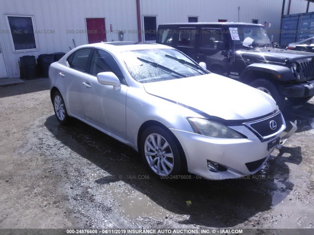 JTHCK262475010358 - 2007 LEXUS IS 250 SILVER photo 1