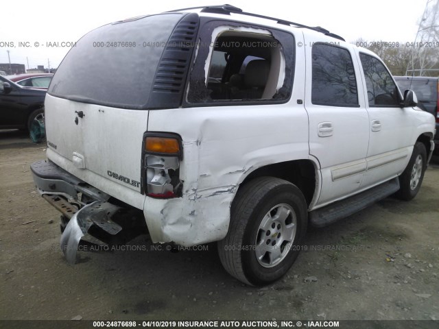 1GNEC13T85R125217 - 2005 CHEVROLET TAHOE C1500 WHITE photo 6
