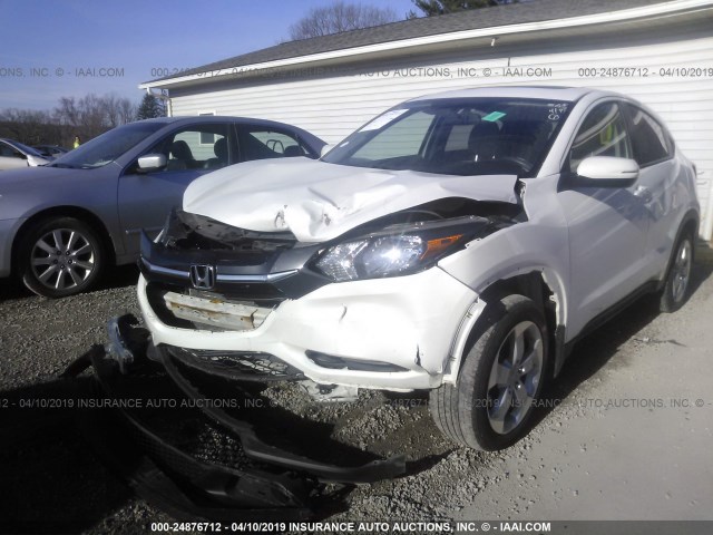 3CZRU6H54GM726296 - 2016 HONDA HR-V EX WHITE photo 6