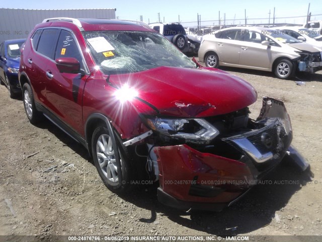 5N1AT2MT0HC793446 - 2017 NISSAN ROGUE S/SL RED photo 1