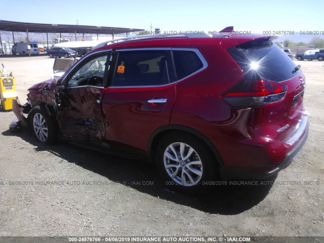 5N1AT2MT0HC793446 - 2017 NISSAN ROGUE S/SL RED photo 3