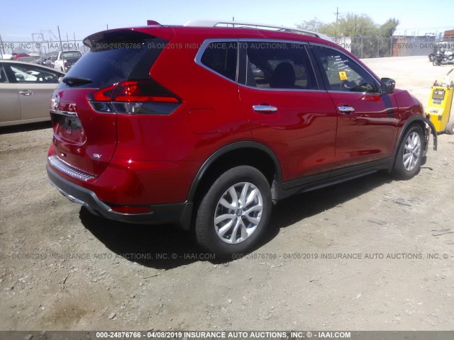 5N1AT2MT0HC793446 - 2017 NISSAN ROGUE S/SL RED photo 4
