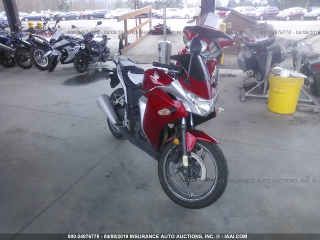 MLHMC410XC5206106 - 2012 HONDA CBR250 R RED photo 1