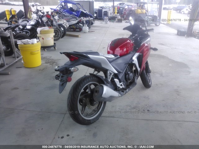 MLHMC410XC5206106 - 2012 HONDA CBR250 R RED photo 4