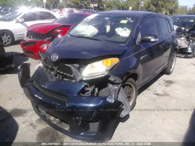 JTKKU10458J003688 - 2008 TOYOTA SCION XD Dark Blue photo 2