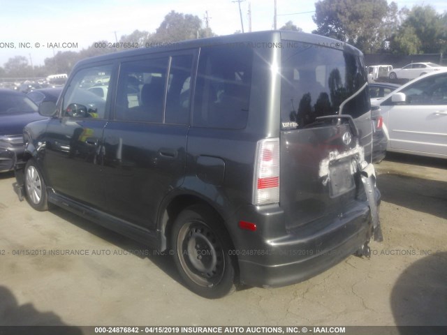 JTLKT334440137937 - 2004 TOYOTA SCION XB 灰色 照片 3