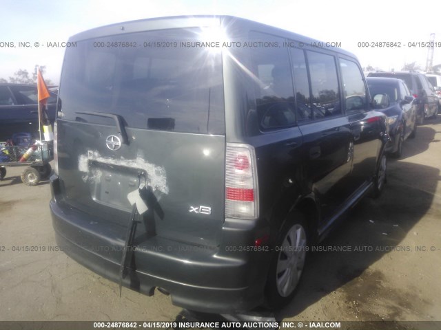 JTLKT334440137937 - 2004 TOYOTA SCION XB 灰色 照片 4