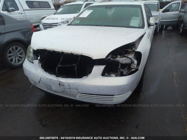 1G4HR57Y07U148620 - 2007 BUICK LUCERNE CXL WHITE photo 6