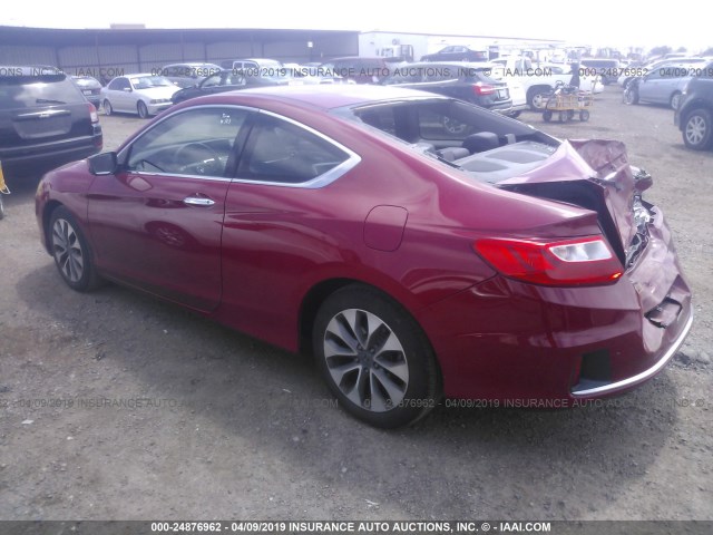 1HGCT1B31FA010803 - 2015 HONDA Accord LX-S RED photo 3