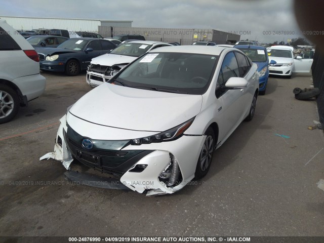 JTDKARFP8H3063856 - 2017 TOYOTA PRIUS PRIME  白色 照片 2