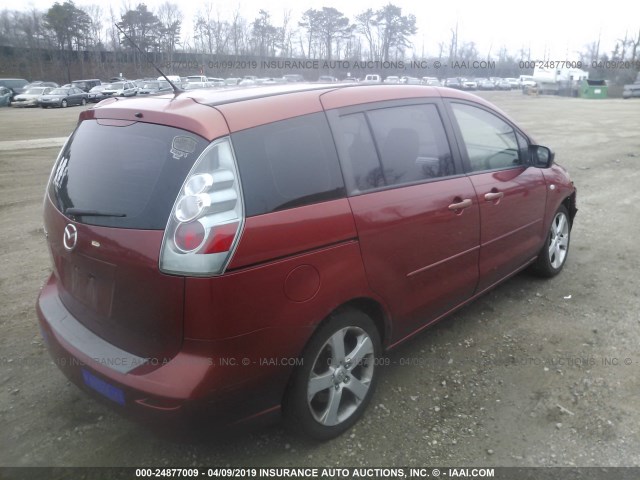 JM1CR29L860111299 - 2006 MAZDA 5 BROWN photo 4