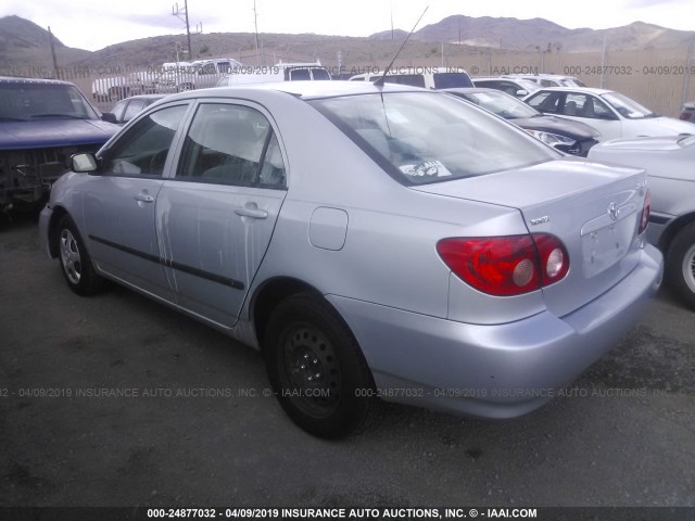 1NXBR32E67Z842624 - 2007 TOYOTA COROLLA CE/LE/S SILVER photo 3