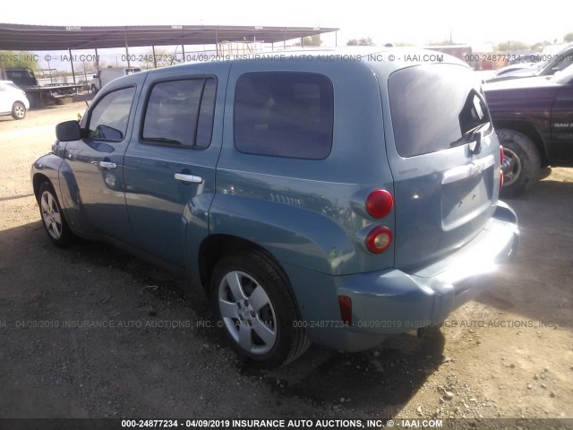 3GNDA13D77S554035 - 2007 CHEVROLET HHR LS TURQUOISE photo 3