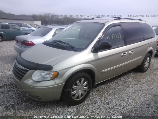 2C4GP54L45R504995 - 2005 CHRYSLER TOWN & COUNTRY TOURING GOLD photo 2