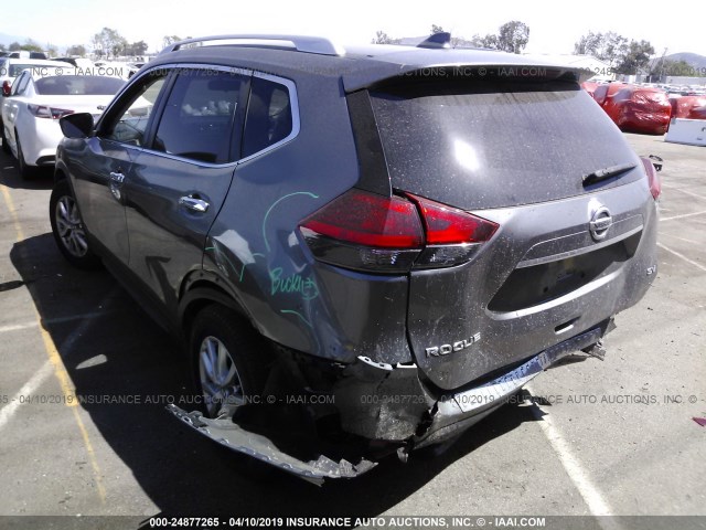 JN8AT2MT4HW396927 - 2017 NISSAN ROGUE S/SL/SV GRAY photo 3