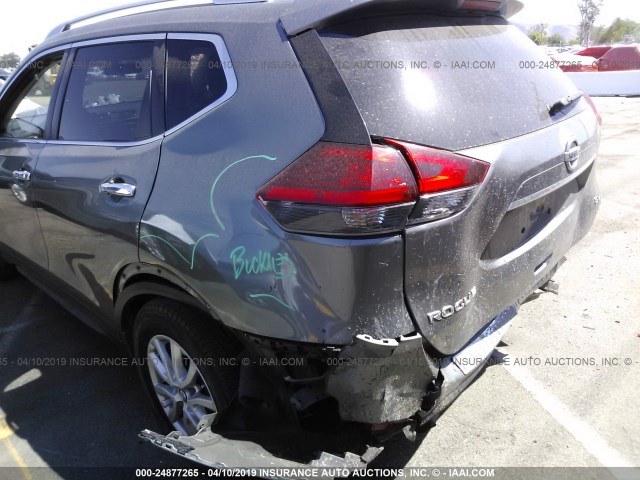 JN8AT2MT4HW396927 - 2017 NISSAN ROGUE S/SL/SV GRAY photo 6