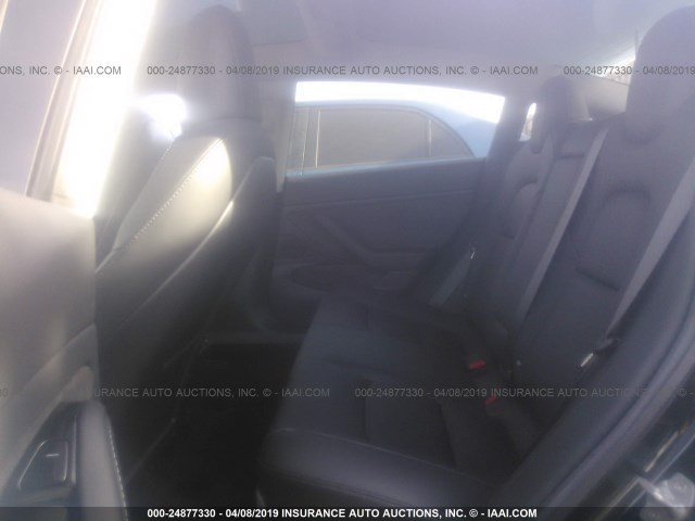 5YJ3E1EA3JF036077 - 2018 TESLA MODEL 3 BLACK photo 8