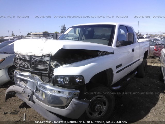 3B7KF2365YG100234 - 2000 DODGE RAM 2500 WHITE photo 2