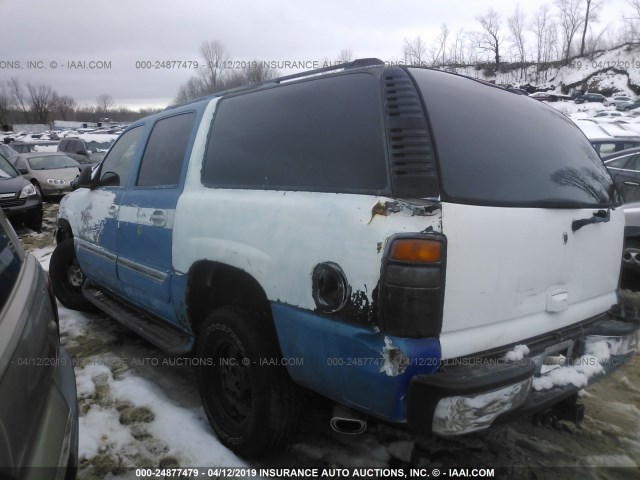 1GKFK16ZX3J232169 - 2003 GMC YUKON XL K1500 WHITE photo 3