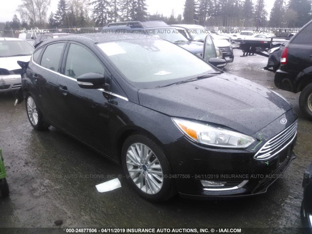 1FADP3N20JL247663 - 2018 FORD FOCUS TITANIUM BLACK photo 1