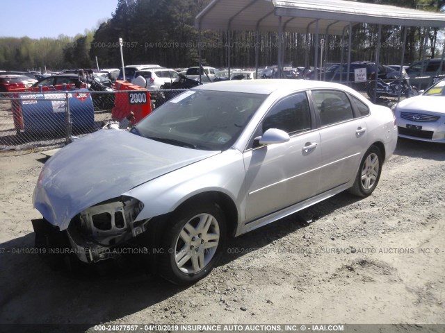 2G1WB5E3XG1140715 - 2016 CHEVROLET IMPALA LIMITED LT SILVER photo 2