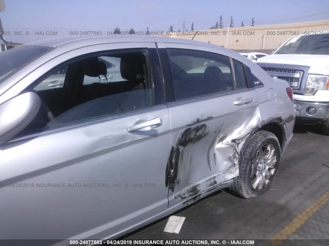 1C3CCBAB0CN272169 - 2012 CHRYSLER 200 LX SILVER photo 6