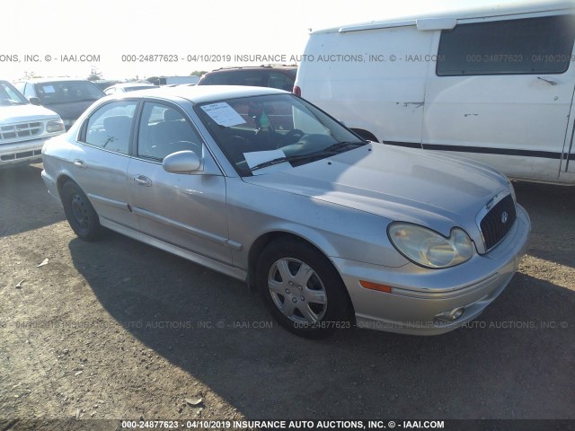 KMHWF25S74A956201 - 2004 HYUNDAI SONATA GL SILVER photo 1