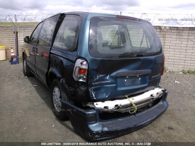 1GNDU23E93D308524 - 2003 CHEVROLET VENTURE ECONOMY BLUE photo 3